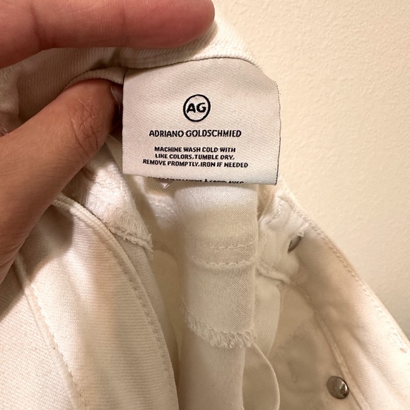 AG Adriano Goldschmied Super Skinny White Ankle Leggings - Picture 8 of 10